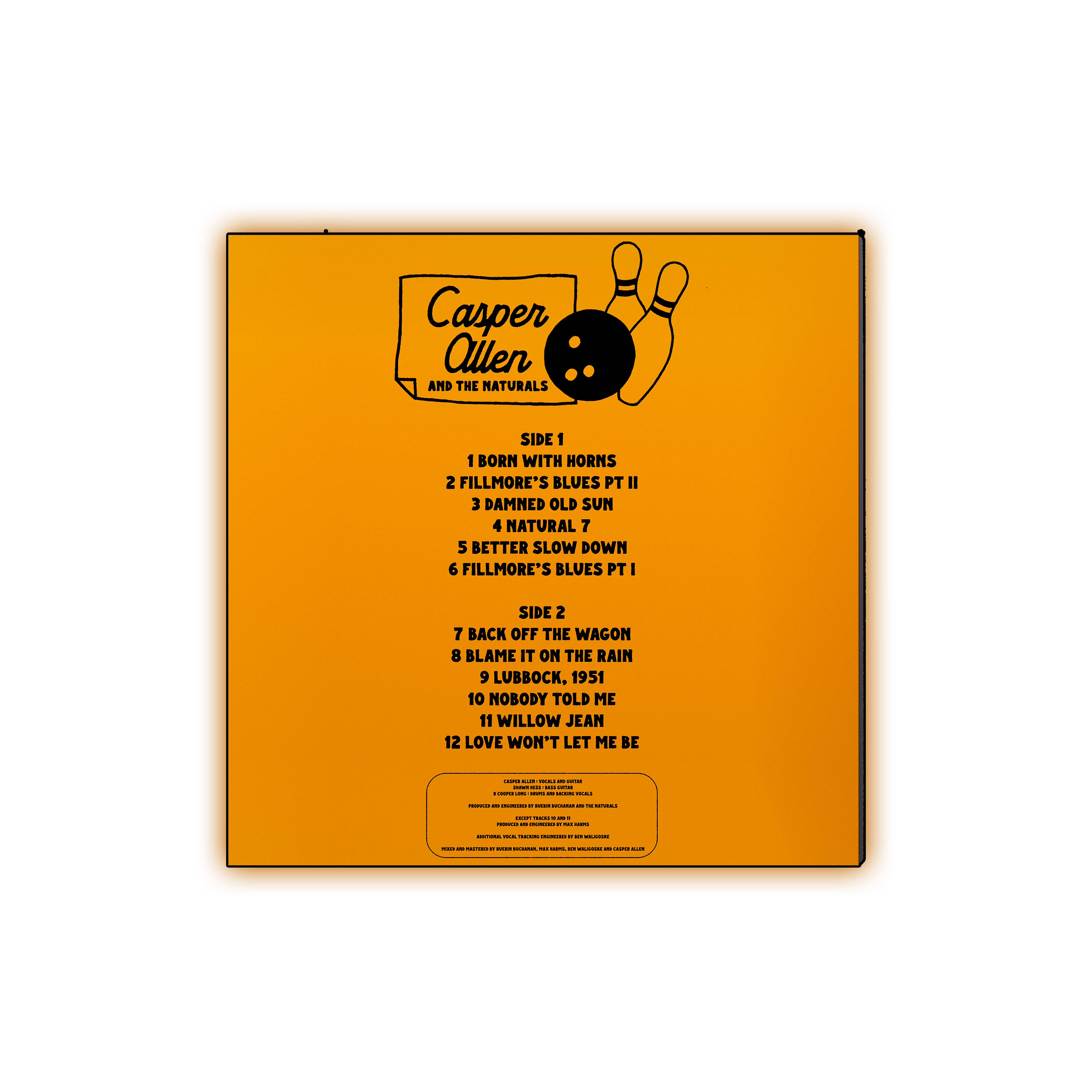 Casper Allen & The Naturals Vinyl